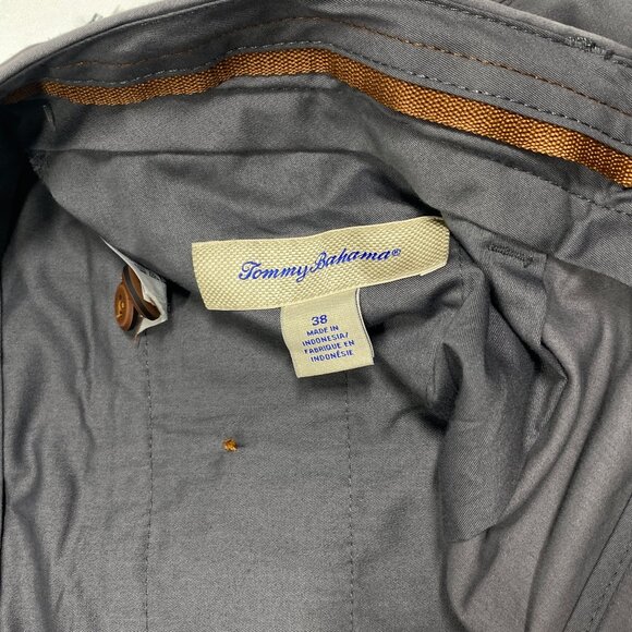 Tommy Bahama Cotton Chino Shorts - Stone Gray - 42 - MSRP $98 - Picture 5 of 8